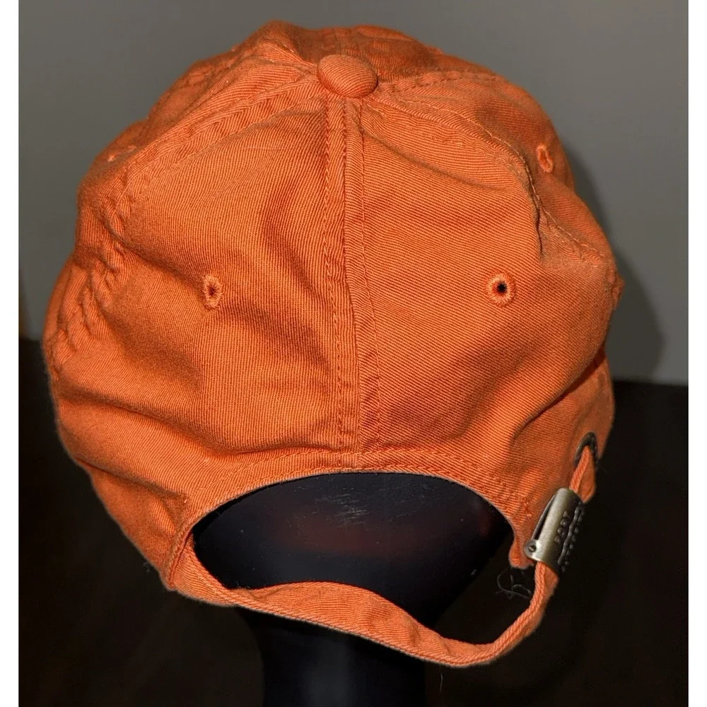Port Authority Hat Cap Strap Back Orange Telvent DTN Agriculture Farming